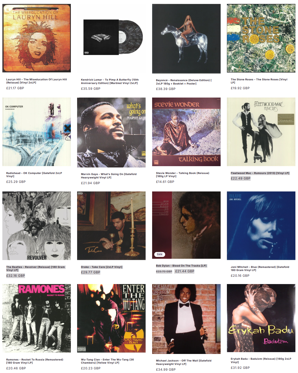Top 100 Albums of All Time