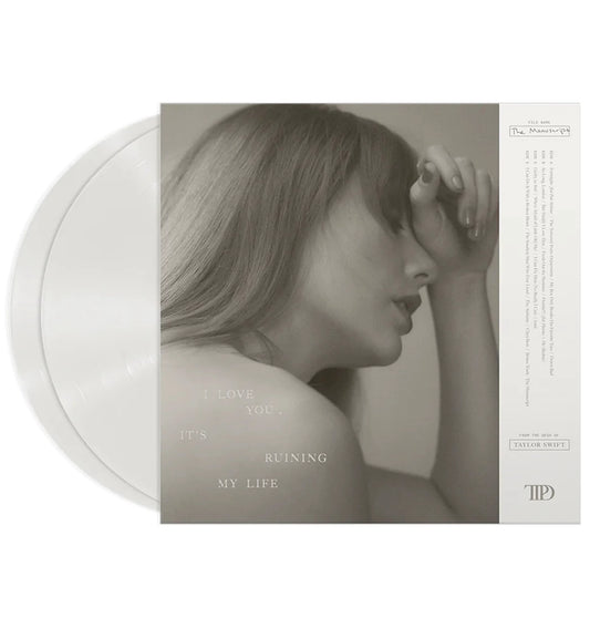 The Tortured Poets Department - Ghosted White Edition by Taylor Swift [Vinyl 2×LP]