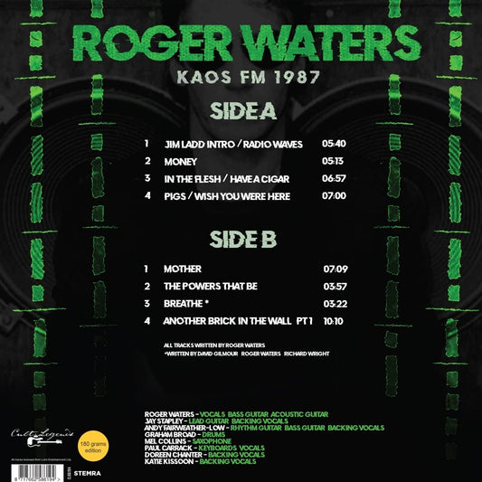 Roger Waters – Kaos FM 1987: Live Radio Broadcast [180 Gram Vinyl LP]