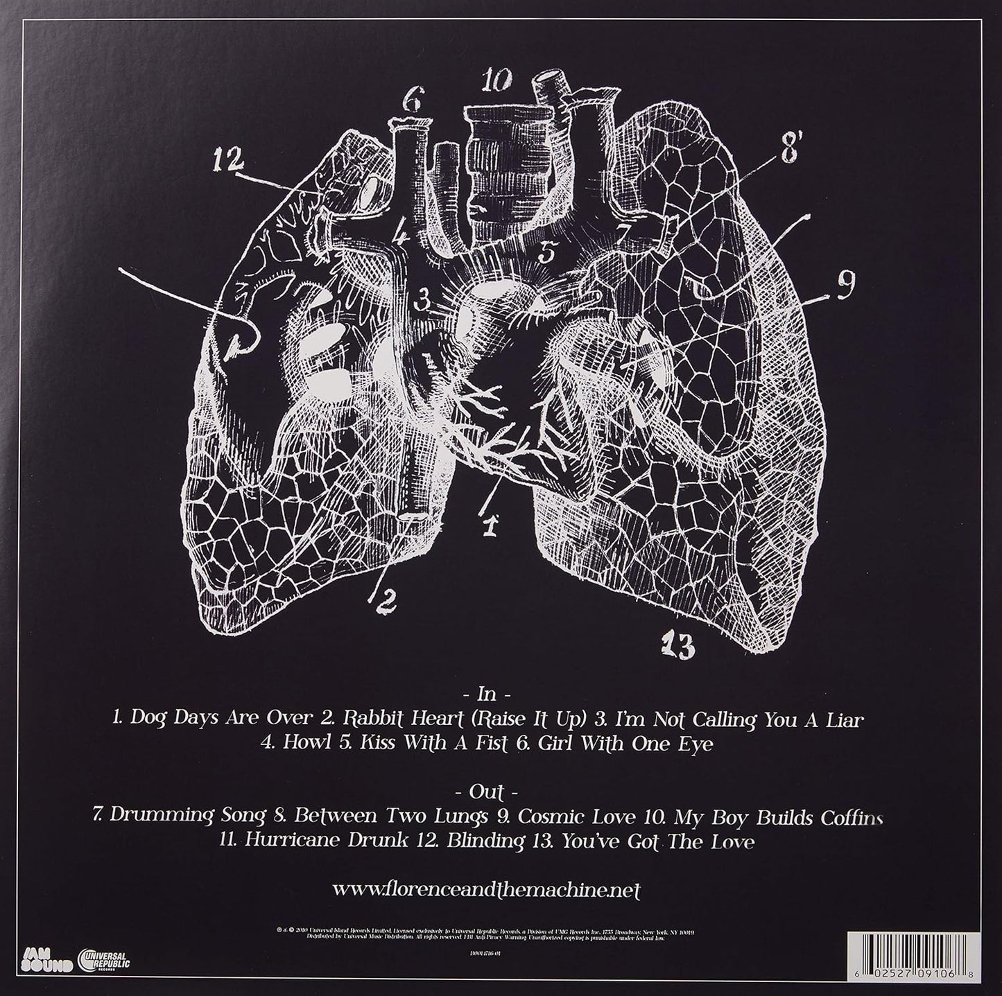 Lungs by Florence + The Machine [Vinyl LP]