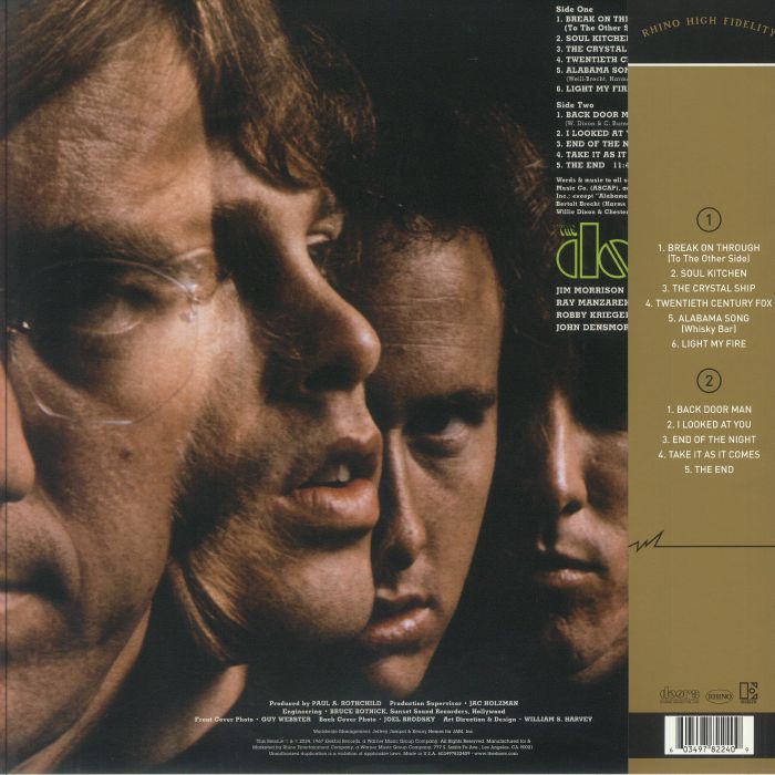 The Doors – The Doors (Rhino High Fidelity Edition) [180g LP Vinyl + Booklet + Obi-Strip]