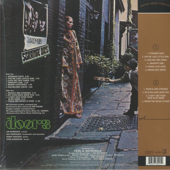 The Doors – Strange Days (Rhino High Fidelity Edition) [180g Vinyl LP + OBI-Strip]