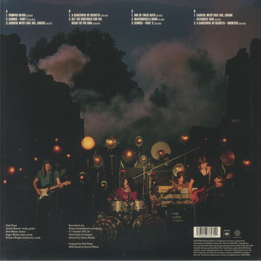Pink Floyd – At Pompeii: MCMLXXII [Limited Gatefold 2xLP + Poster]