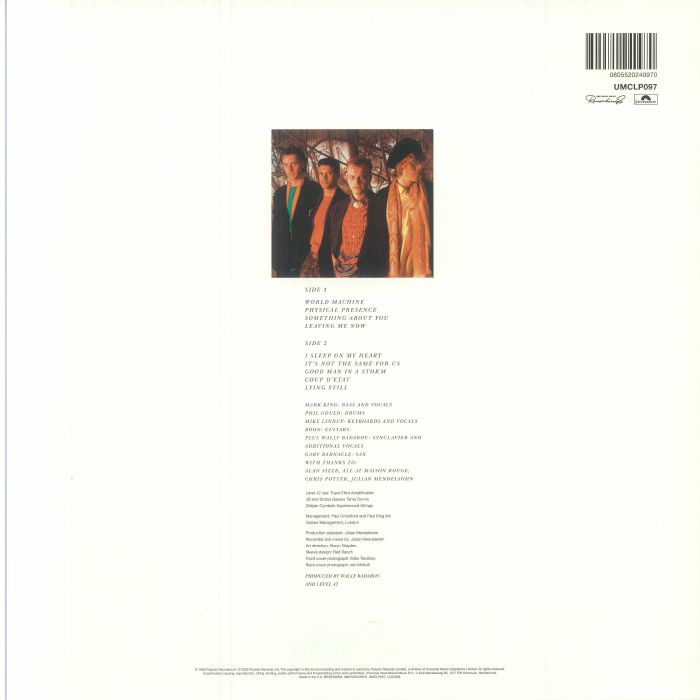 Level 42 – World Machine (40th Anniversary Edition) [Limited Pink Vinyl LP]