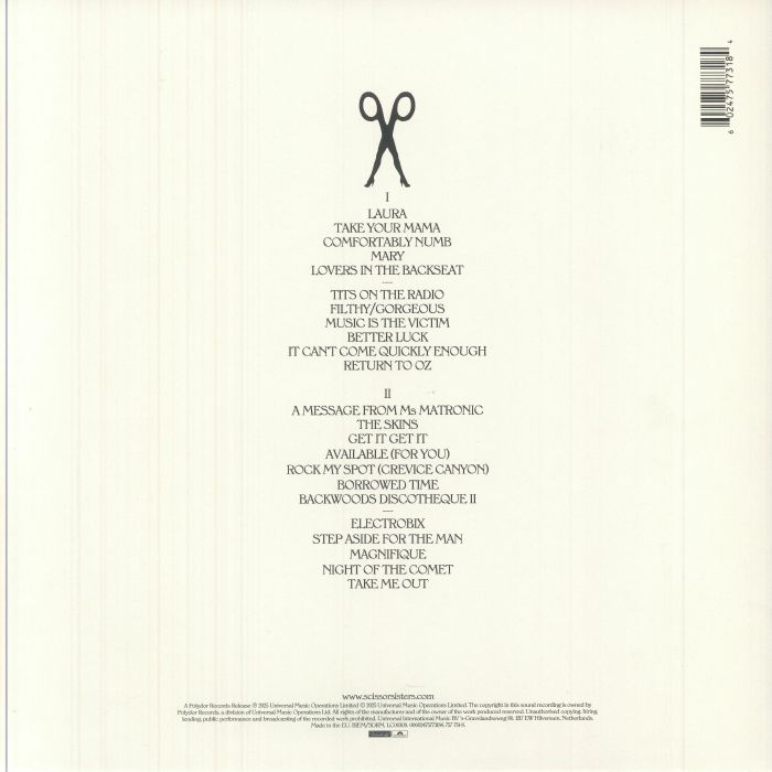 Scissor Sisters – Scissor Sisters (20th Anniversary Edition) [2×LP Vinyl]