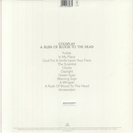 Coldplay – A Rush Of Blood To The Head [140g Eco Vinyl LP]