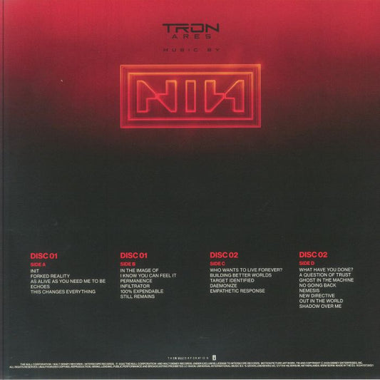 Nine Inch Nails – Tron: Ares (Soundtrack) [Red 2xLP Vinyl]