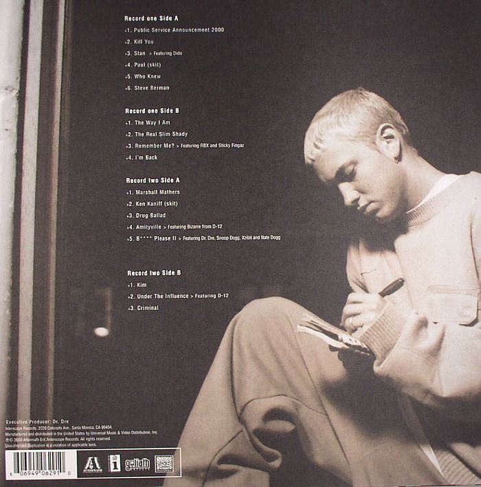 Eminem – The Marshall Mathers LP (Reissue) [2xLP Vinyl]