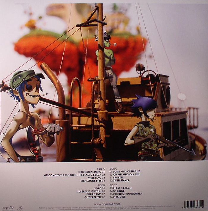 Plastic Beach by Gorillaz [2×LP Vinyl]