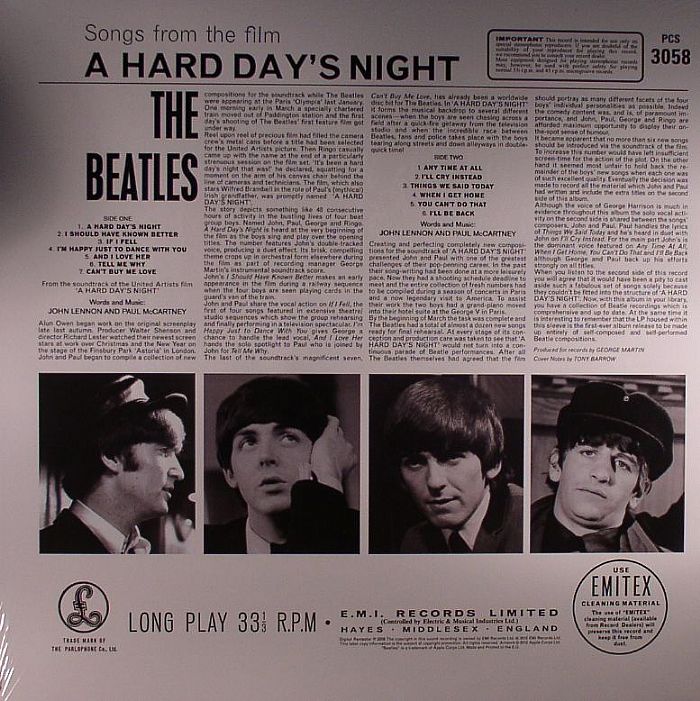 The Beatles – A Hard Day’s Night [180g Vinyl LP]