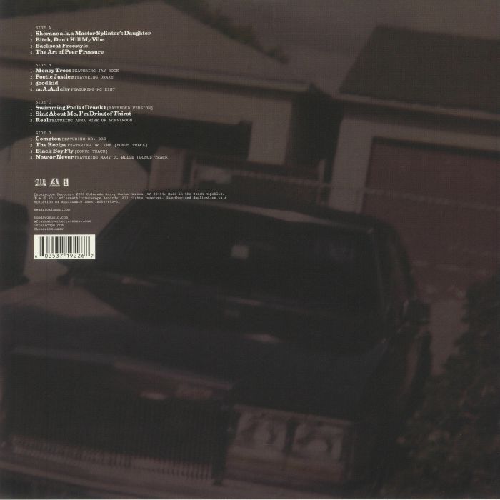 Kendrick Lamar – Good Kid, M.A.A.D City [Gatefold 2×LP Vinyl]