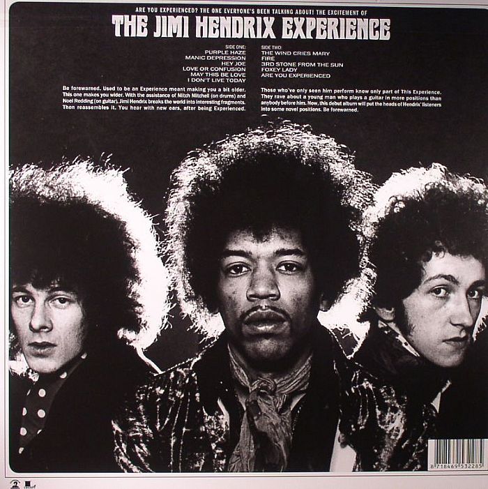 The Jimi Hendrix Experience – Are You Experienced (Mono Remastered, US Sleeve) [180g Vinyl]