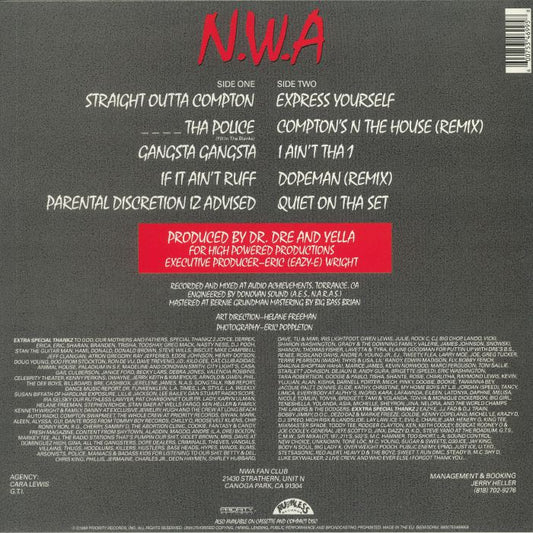 N.W.A – Straight Outta Compton [180g LP Vinyl]