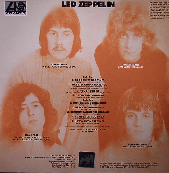 Led Zeppelin – Led Zeppelin I (Remastered Edition) [180g LP Vinyl]