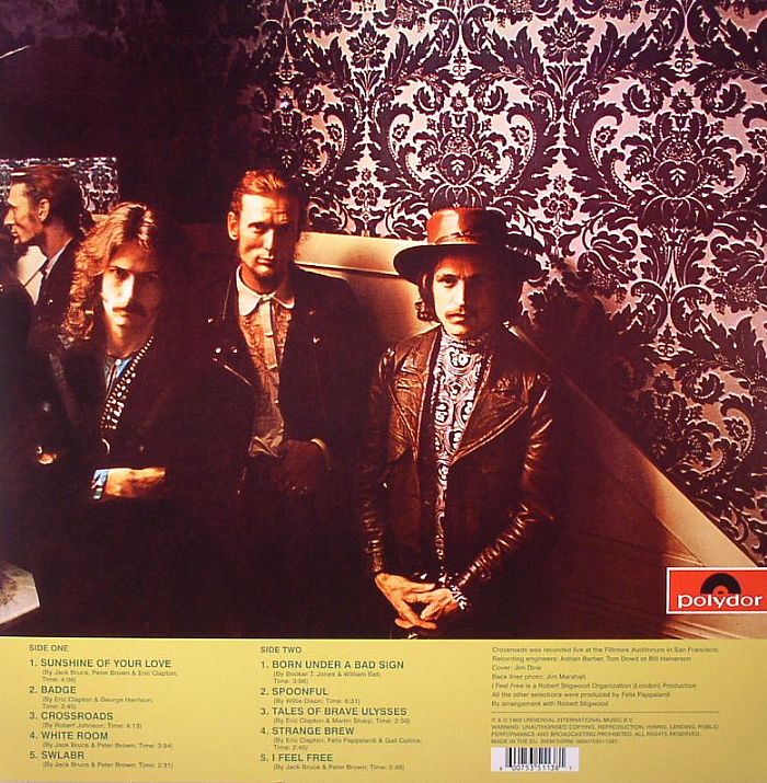 Cream – Best Of Cream [180g Vinyl LP]