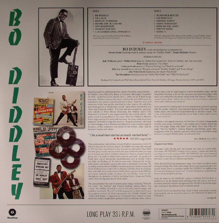 Bo Diddley – Bo Diddley: Debut Album [180g Vinyl LP]
