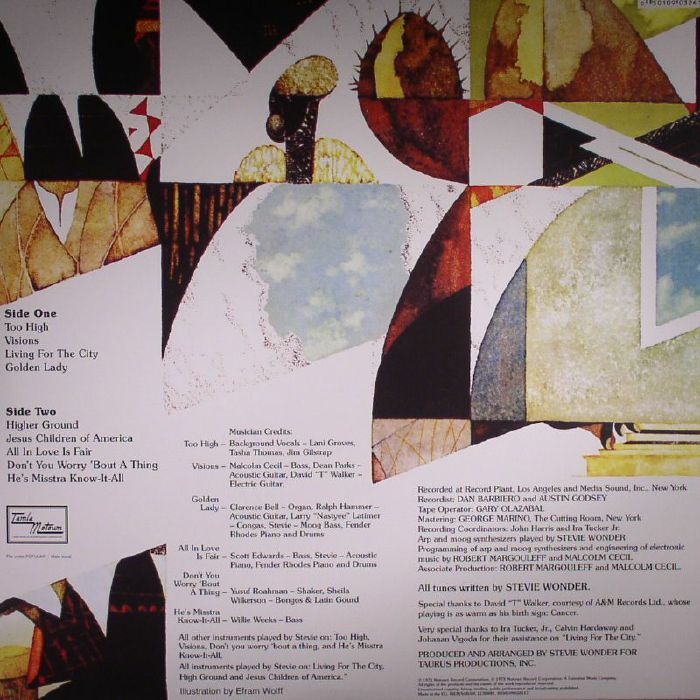 Stevie Wonder – Innervisions (Remastered) [180 Gram Vinyl LP]