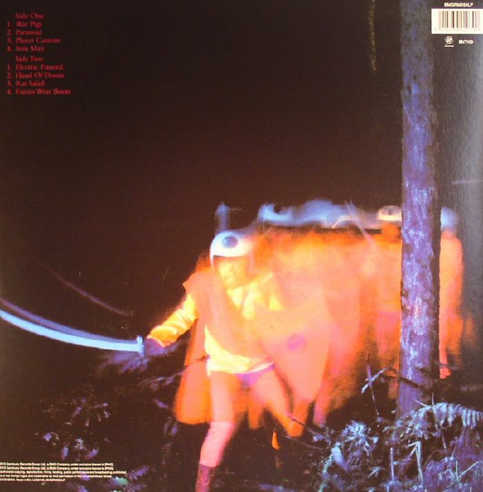 Black Sabbath – Paranoid (Sanctuary Gatefold Reissue) [180g LP Vinyl] [BMGRM 054LP]