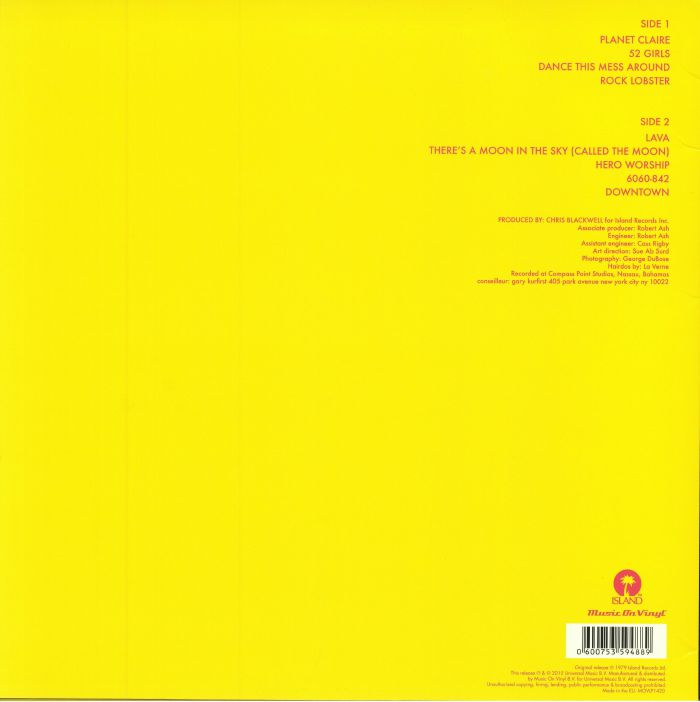 The B-52’s – The B-52’s (Remastered Edition) [180g LP Vinyl]