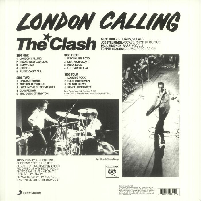 The Clash - London Calling 180g 2LP Vinyl – Viking Records Ltd