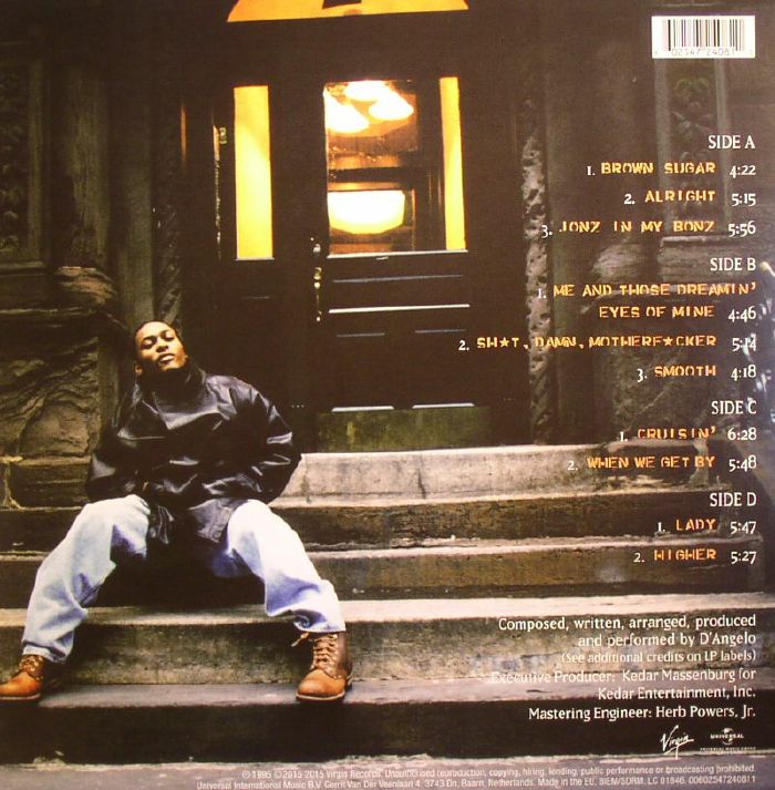 D’Angelo – Brown Sugar (Back To Black Remastered Edition) [180g 2xLP Vinyl]
