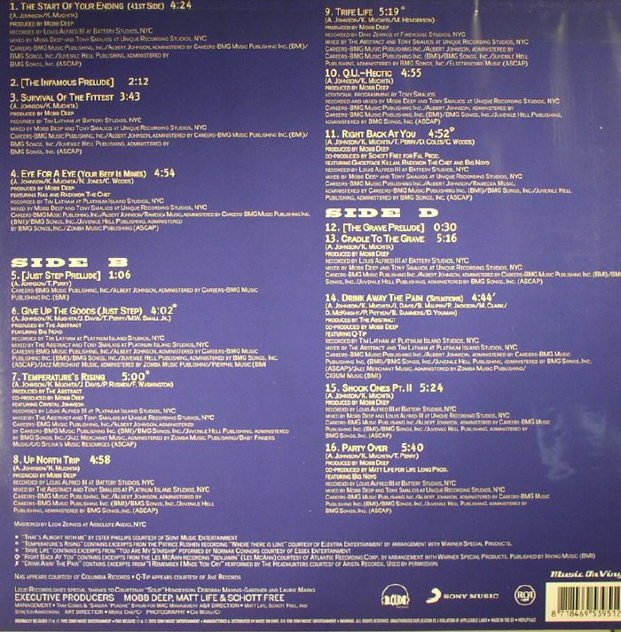 Mobb Deep – The Infamous [180g 2×LP Vinyl]