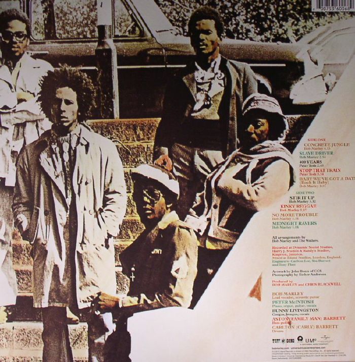Bob Marley & The Wailers – Catch A Fire (Remastered Reissue) [180g LP Vinyl]