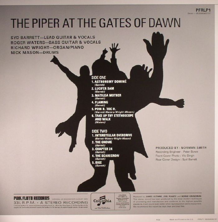 Pink Floyd – The Piper At The Gates Of Dawn (180 Gram Vinyl LP Remastered)