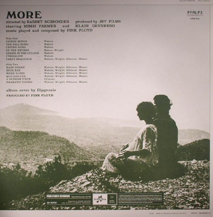 Pink Floyd - More (Soundtrack) 180g Vinyl – Viking Records Ltd