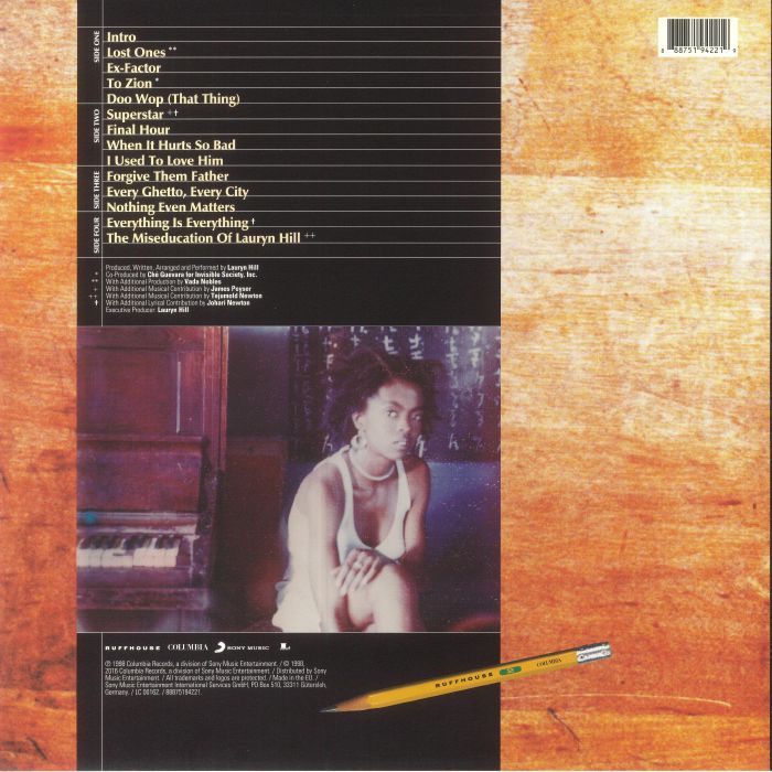 Lauryn Hill - The Miseducation Of Lauryn Hill (Reissue) 2LP Vinyl