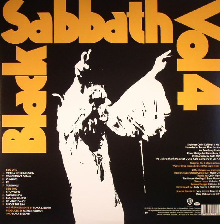 Black Sabbath – Vol. 4 [180g LP Vinyl]