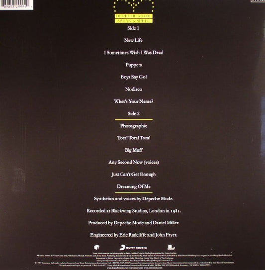 Depeche Mode – Speak & Spell (Remastered Reissue) [180g LP Vinyl]