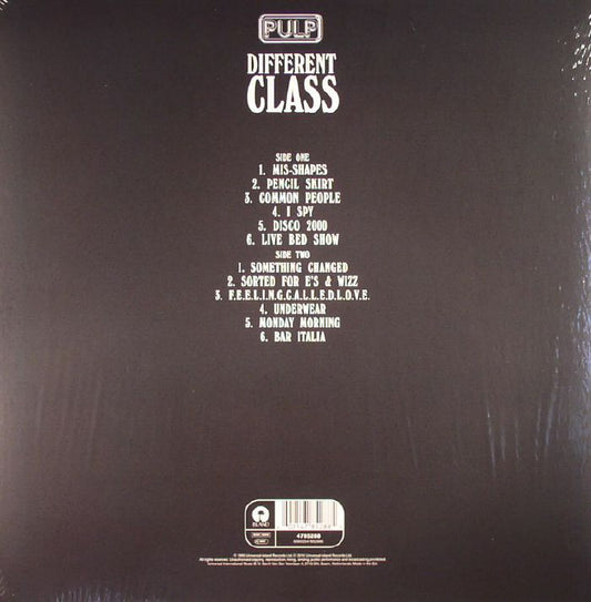 Pulp – Different Class (Remastered Edition) [180g LP Vinyl]