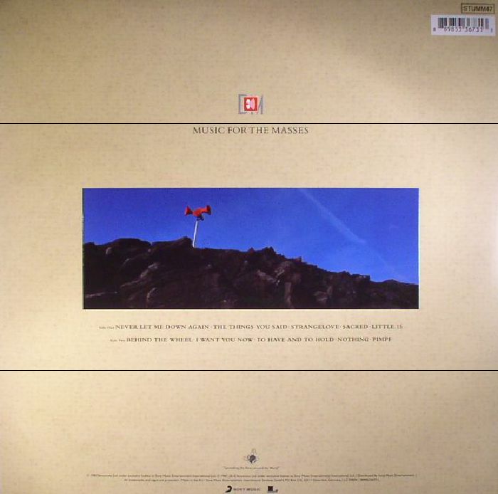 Depeche Mode – Music For The Masses (Remastered Reissue) [180g Vinyl LP]