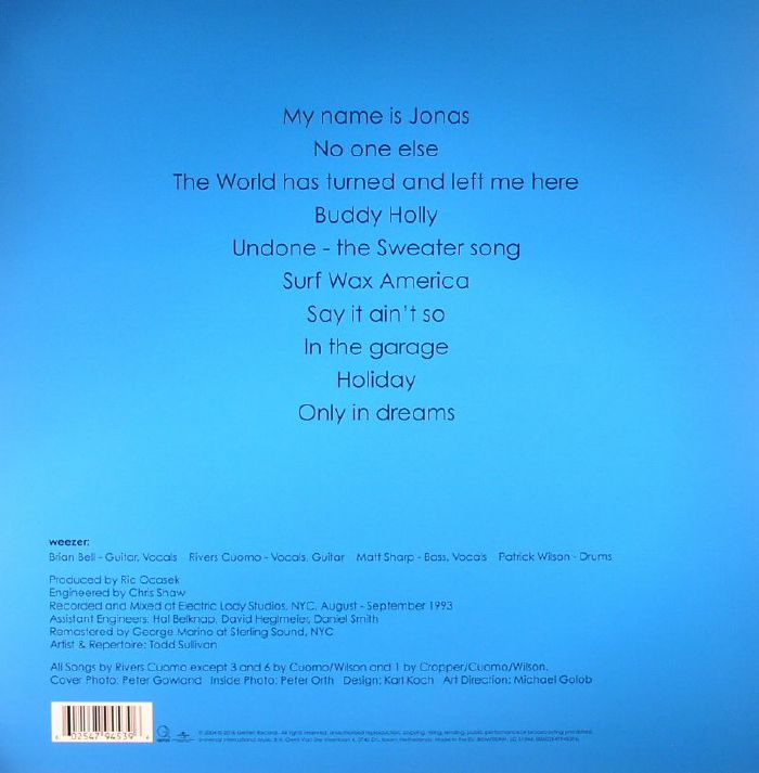 Weezer – Blue Album [180g Vinyl LP]