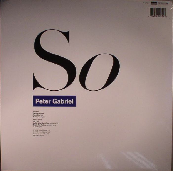 Peter Gabriel – So [180g Vinyl LP]