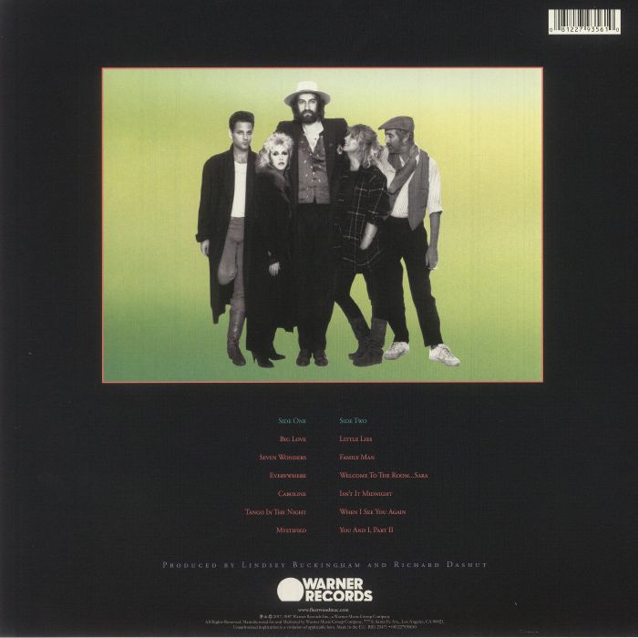 Fleetwood Mac – Tango In The Night (Remastered) [180g Vinyl LP]