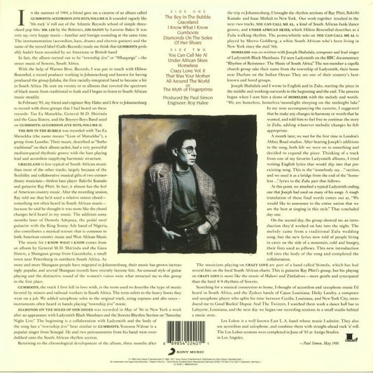 Paul Simon – Graceland (Reissue) [180 Gram Vinyl LP]