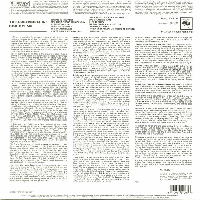 Bob Dylan – The Freewheelin’ Bob Dylan [180g Vinyl LP]