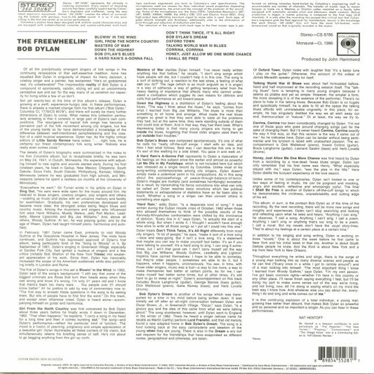 Bob Dylan – The Freewheelin’ Bob Dylan [180g Vinyl LP]