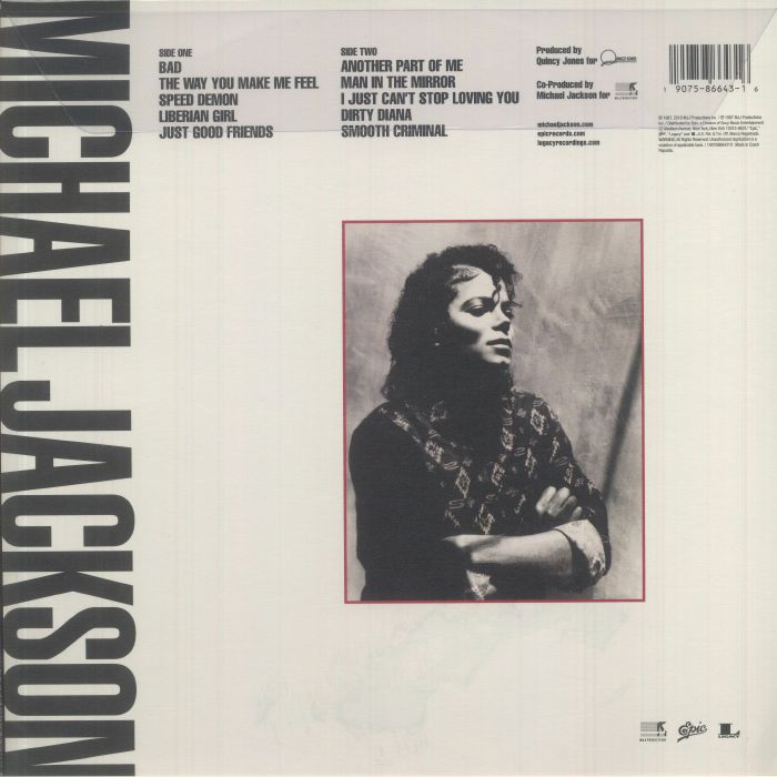 Michael Jackson – Bad: The Diamond Celebrations (Picture Disc Edition) [180g LP Vinyl]