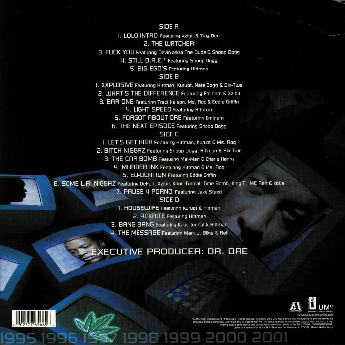 Dr. Dre – 2001 (Reissue) [Heavyweight 2×LP]