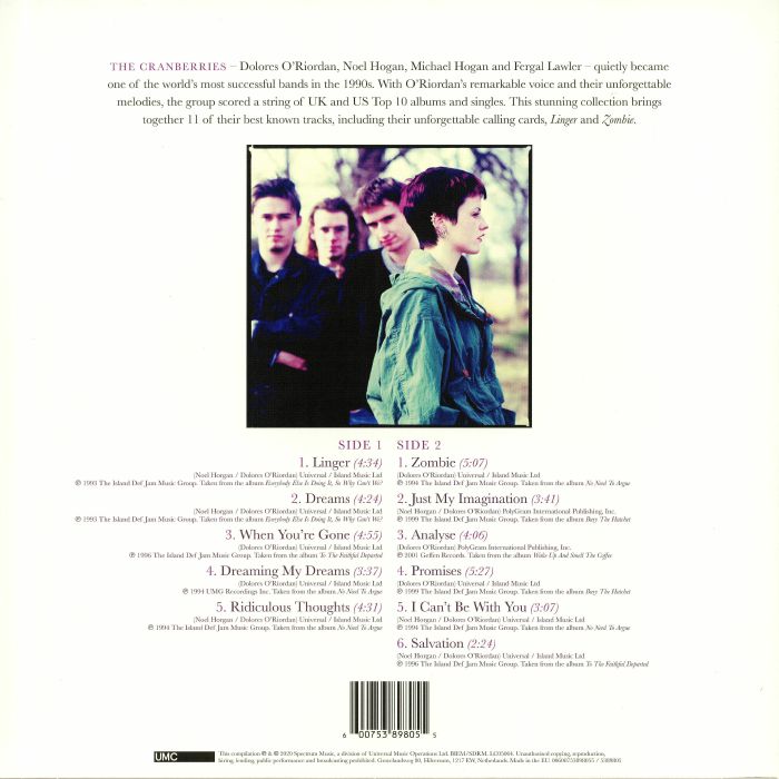 The Cranberries – Dreams: The Collection [Vinyl LP]