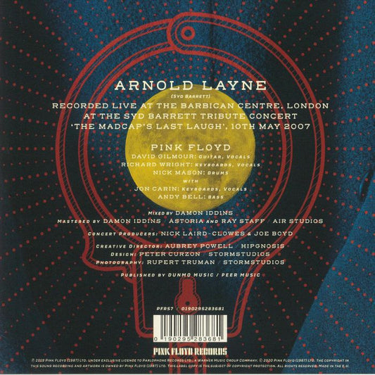 Pink Floyd – Arnold Layne (Live At Syd Barrett Tribute Concert 2007) [RSD2020] 1-Sided Etched 7" Vinyl