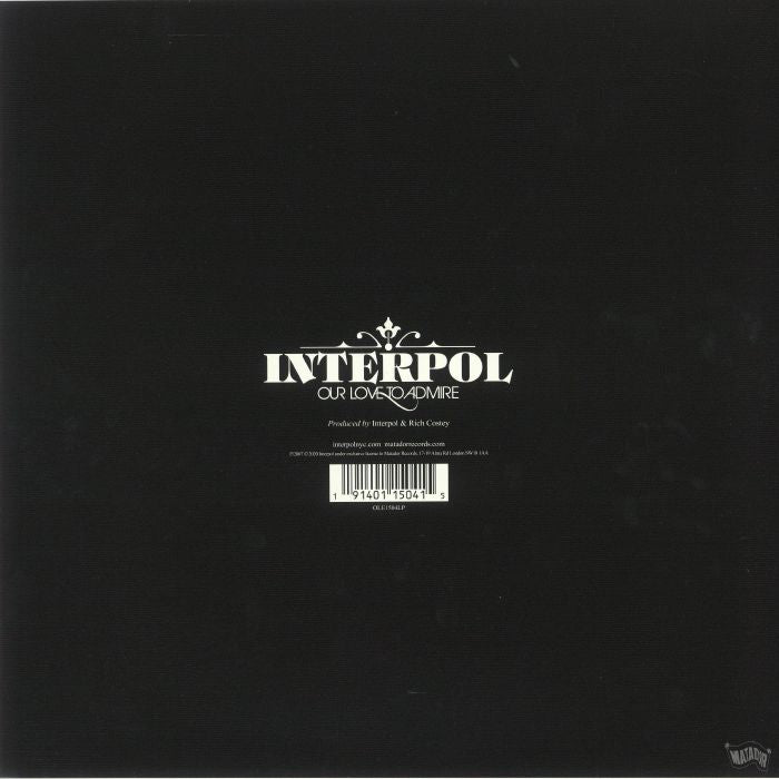 Interpol – Our Love To Admire (2020 Reissue) [2×LP Vinyl]