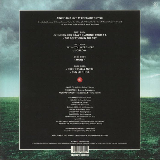 Pink Floyd – Live At Knebworth 1990 (2x LP 180g + 16 Page Booklet)