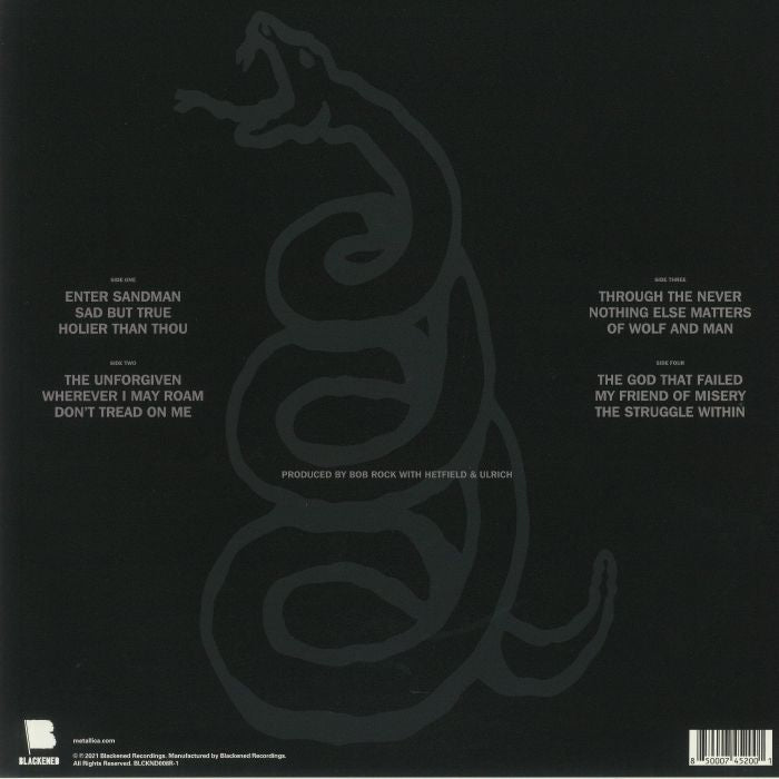 Metallica – Metallica (The Black Album) (Remastered Edition) [180g 2xLP Vinyl]