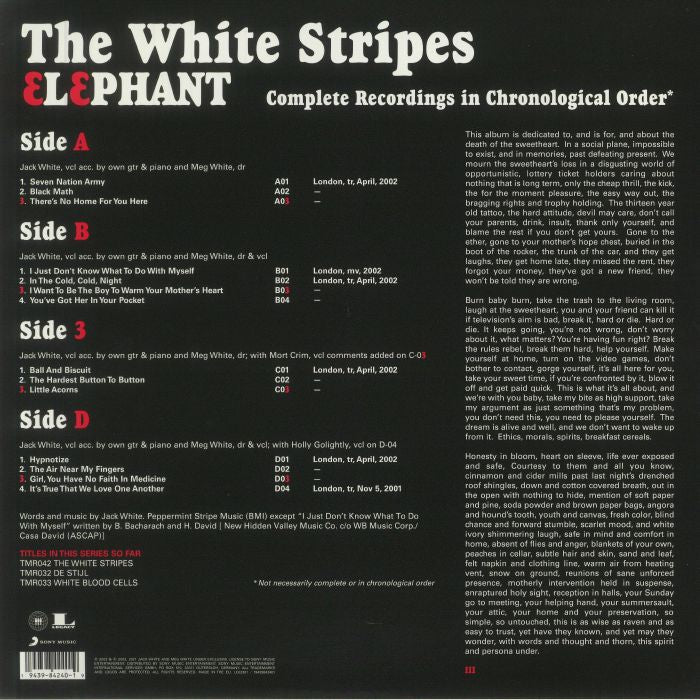 The White Stripes – Elephant [Vinyl 2×LP]