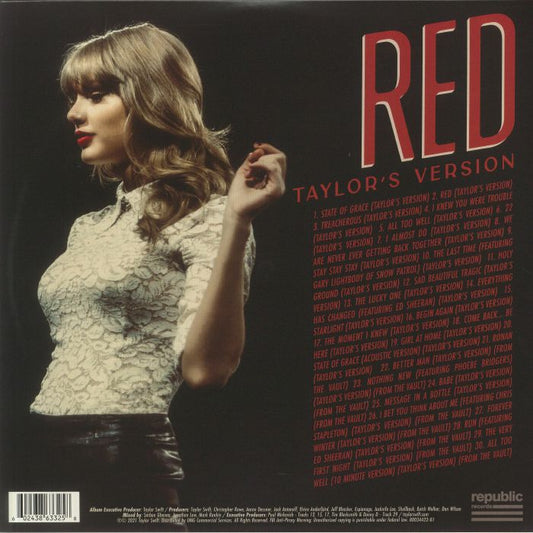Taylor Swift – Red: Taylor’s Version [Limited Gatefold 4xLP Vinyl]