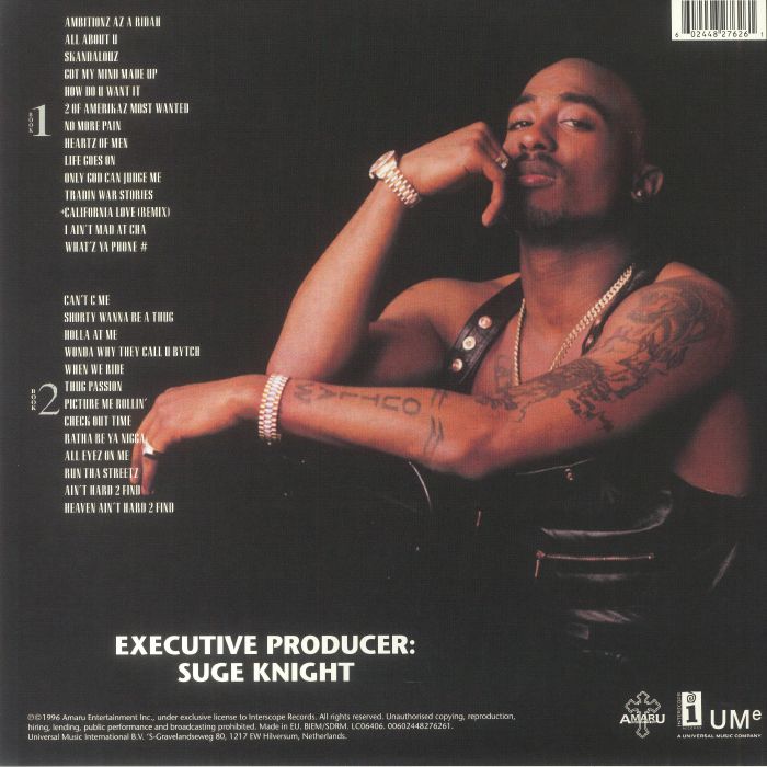 2PAC - All Eyez On Me 180g 4LP Vinyl – Viking Records Ltd